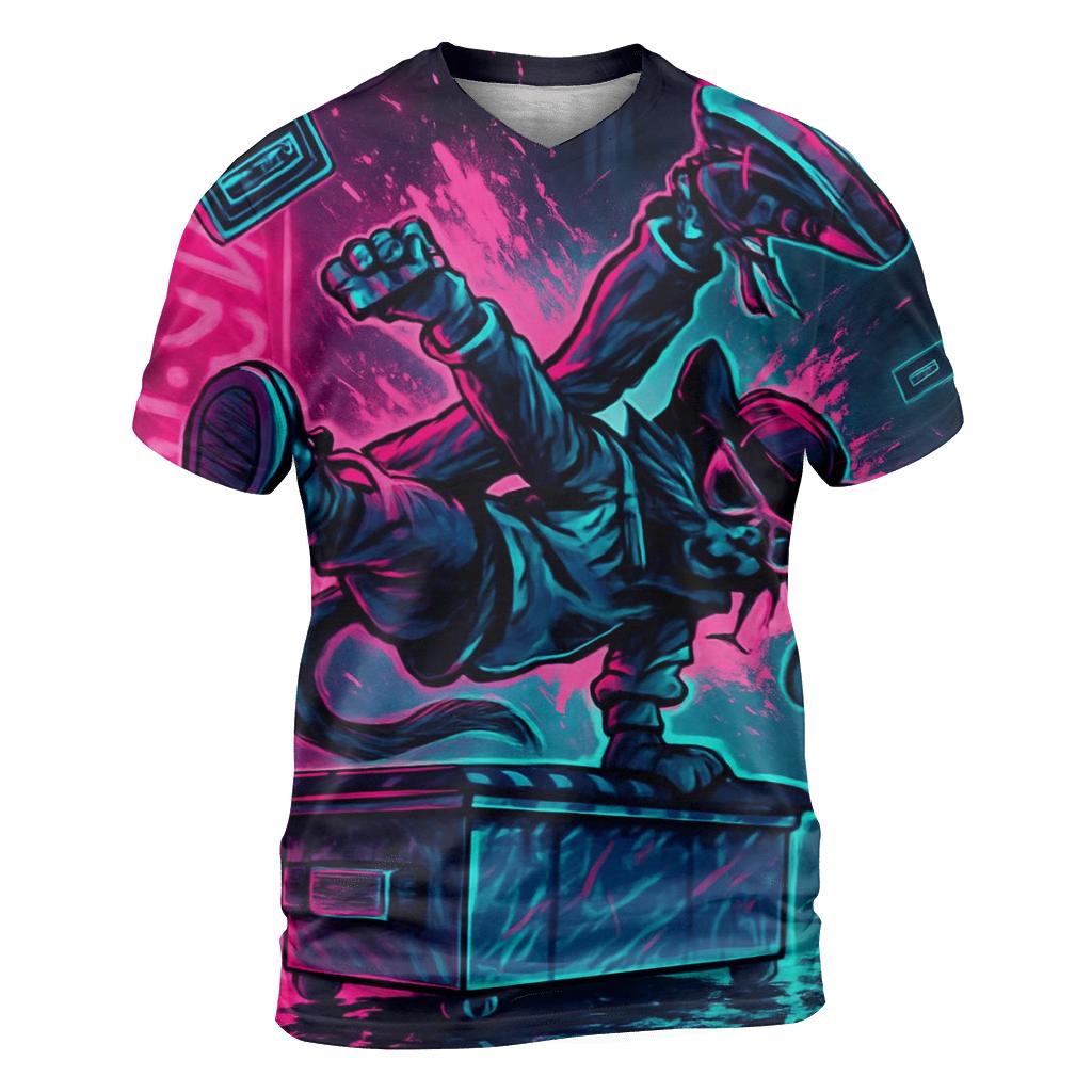 Cyber Alley Beat Cat personalized full print shirts