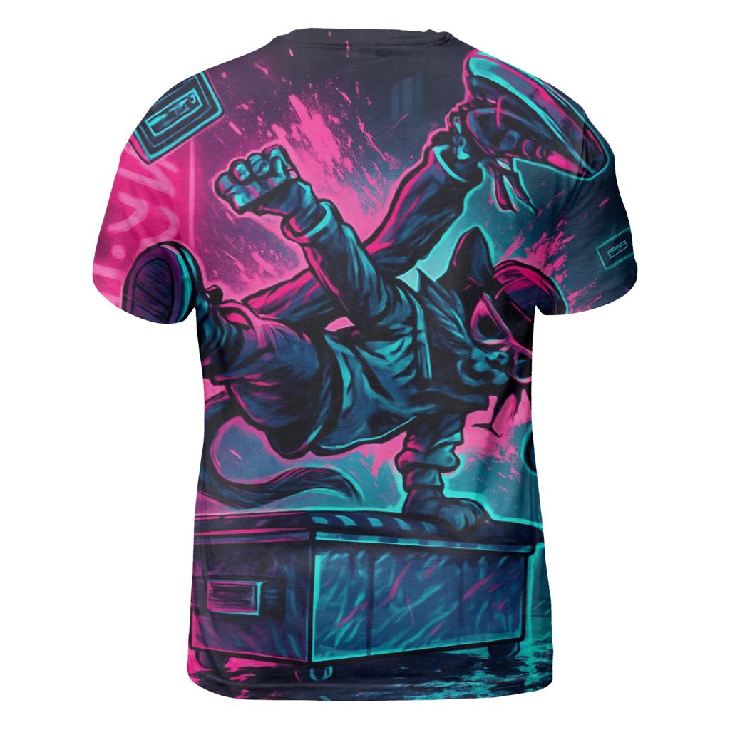 Cyber Alley Beat Cat personalized full print shirts