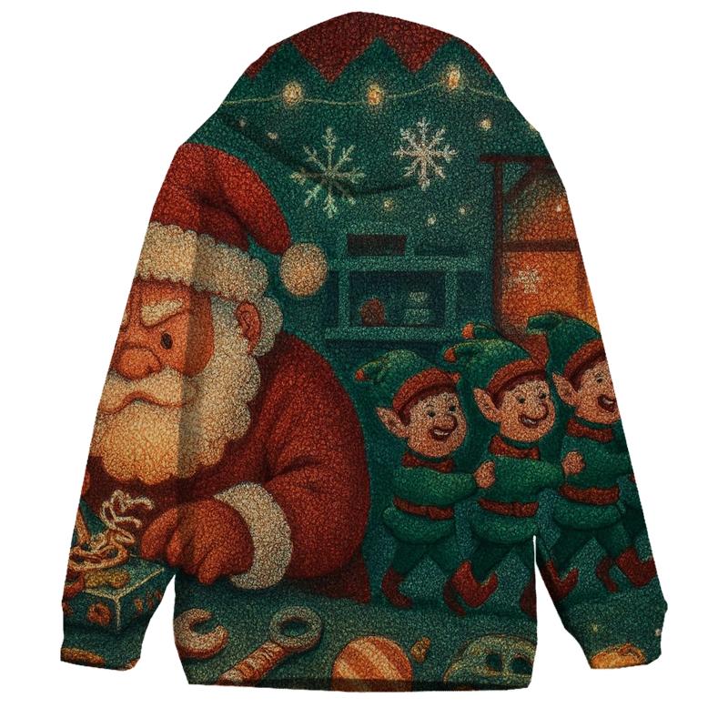 Santa Sleigh Workshop Riot hoodie trends