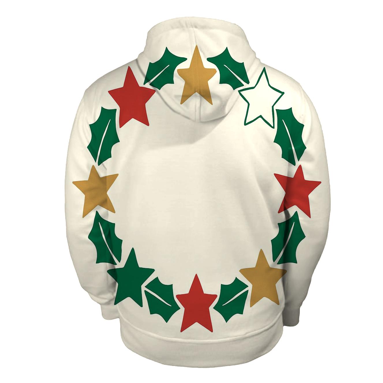 Holly Star Wreath designer hoodies