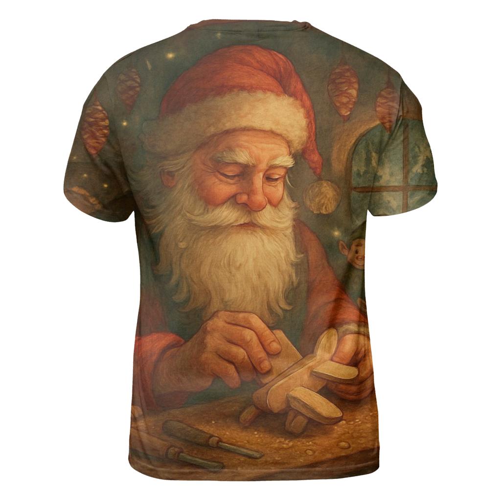 Woodland Toymaker Santa trendy printed shirt styles