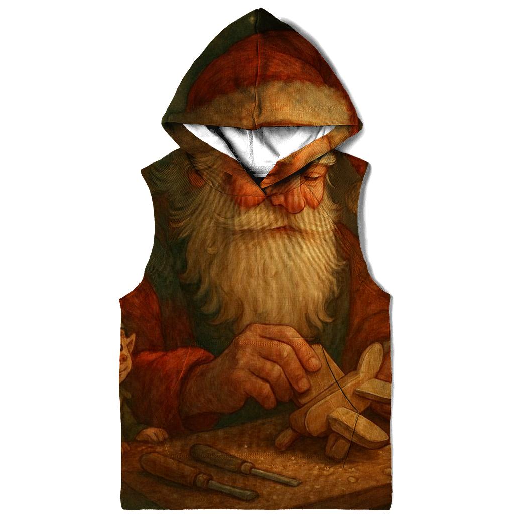 Woodland Toymaker Santa custom hoodies