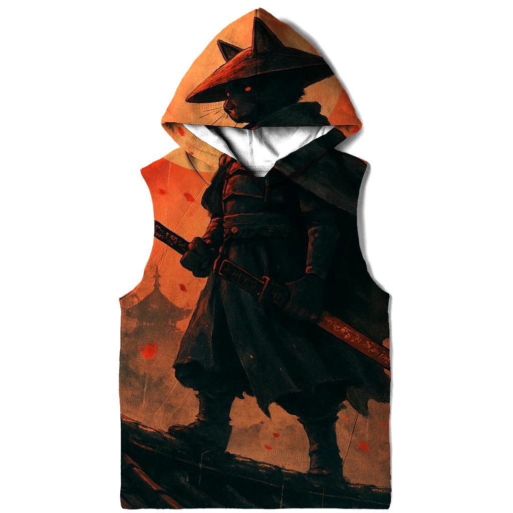 Samurai Moonwatcher Cat hoodie styles