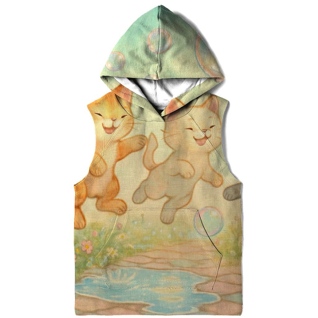 Puddle Bubble Kittens heavyweight hoodies