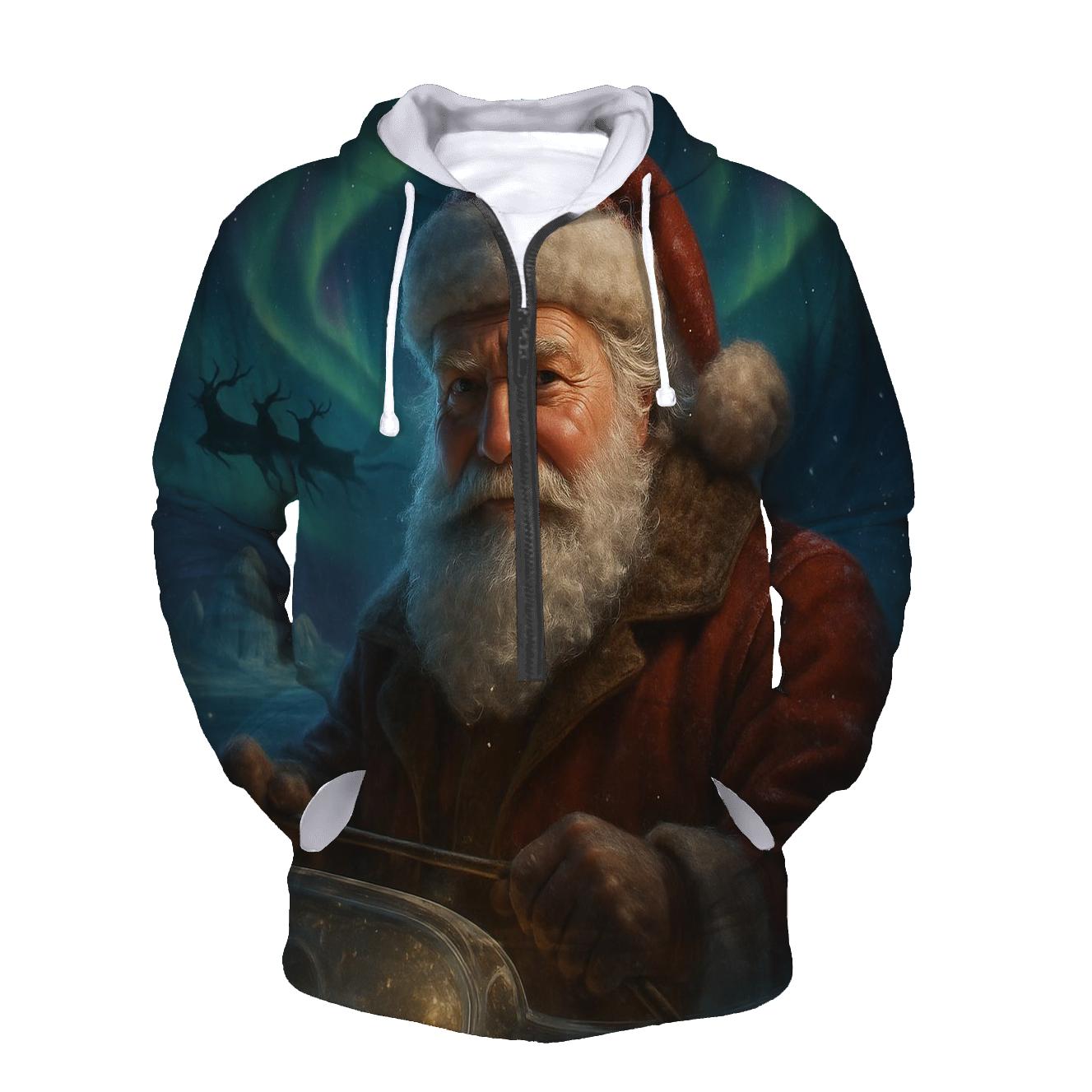 Aurora Sleighmaster embroidered hoodies