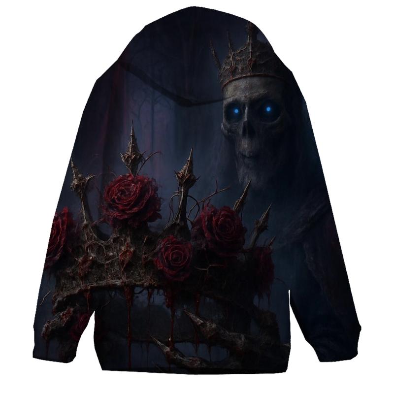 Crown Of Ash And Thorns printed hoodies