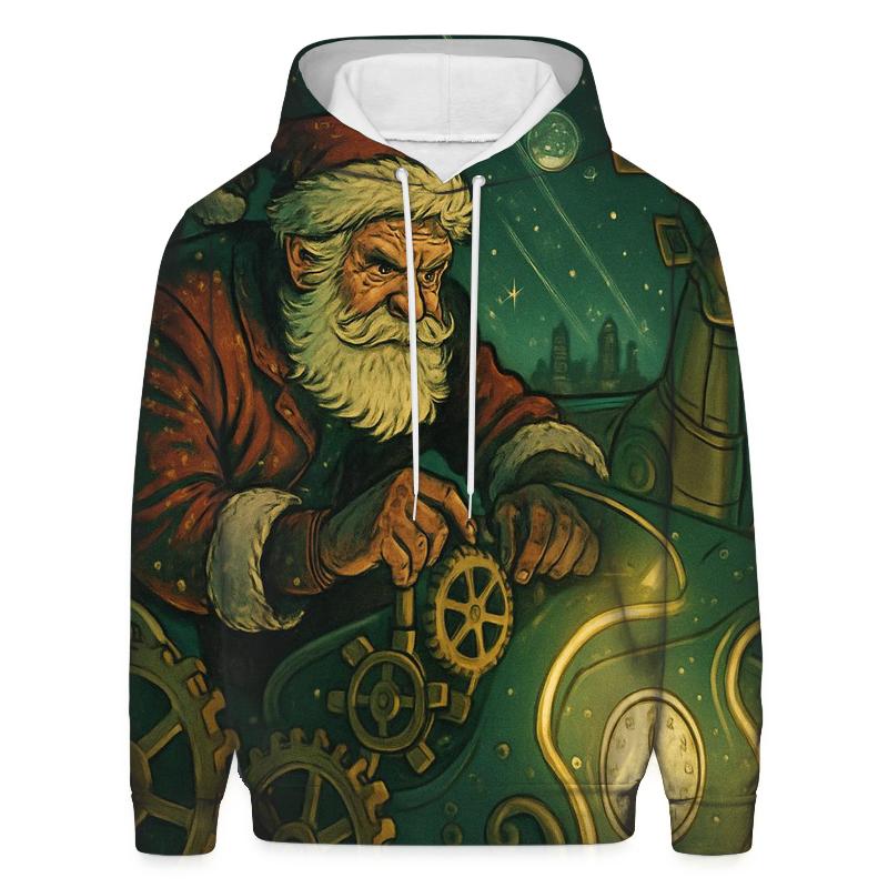 Clockwork Midnight Santa premium hoodies