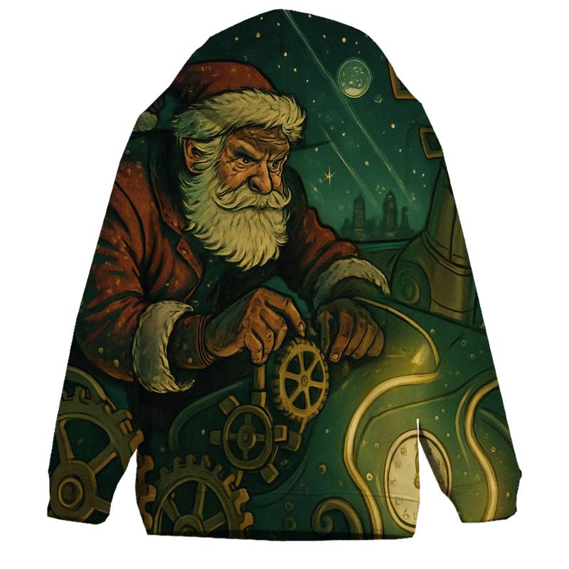 Clockwork Midnight Santa premium hoodies