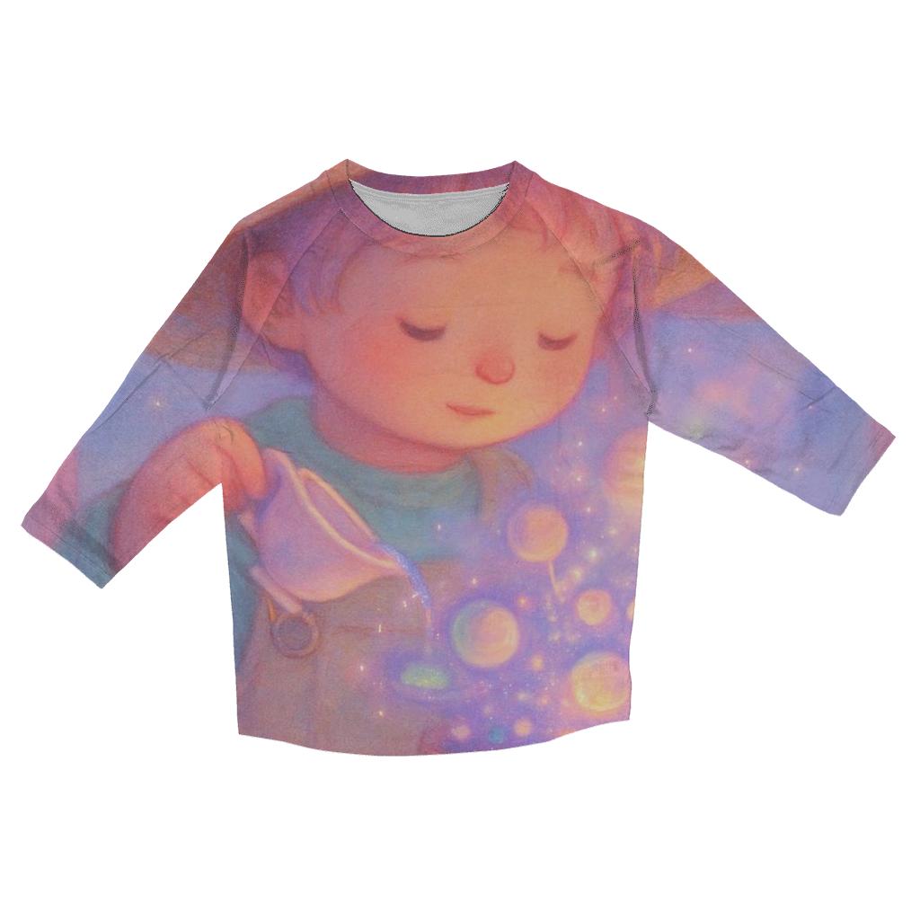 Pocket Universe Gardener fashion 3/4 sleeve shirts