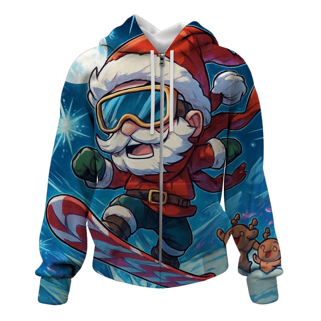 Snowboard Saint Nick premium hoodies