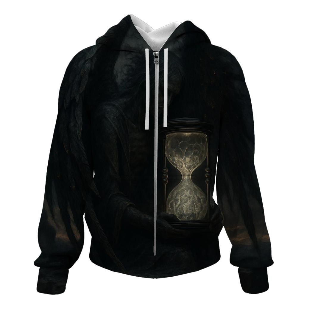 Ashborn Valkyrie Of The Hollow Hourglass embroidered hoodies