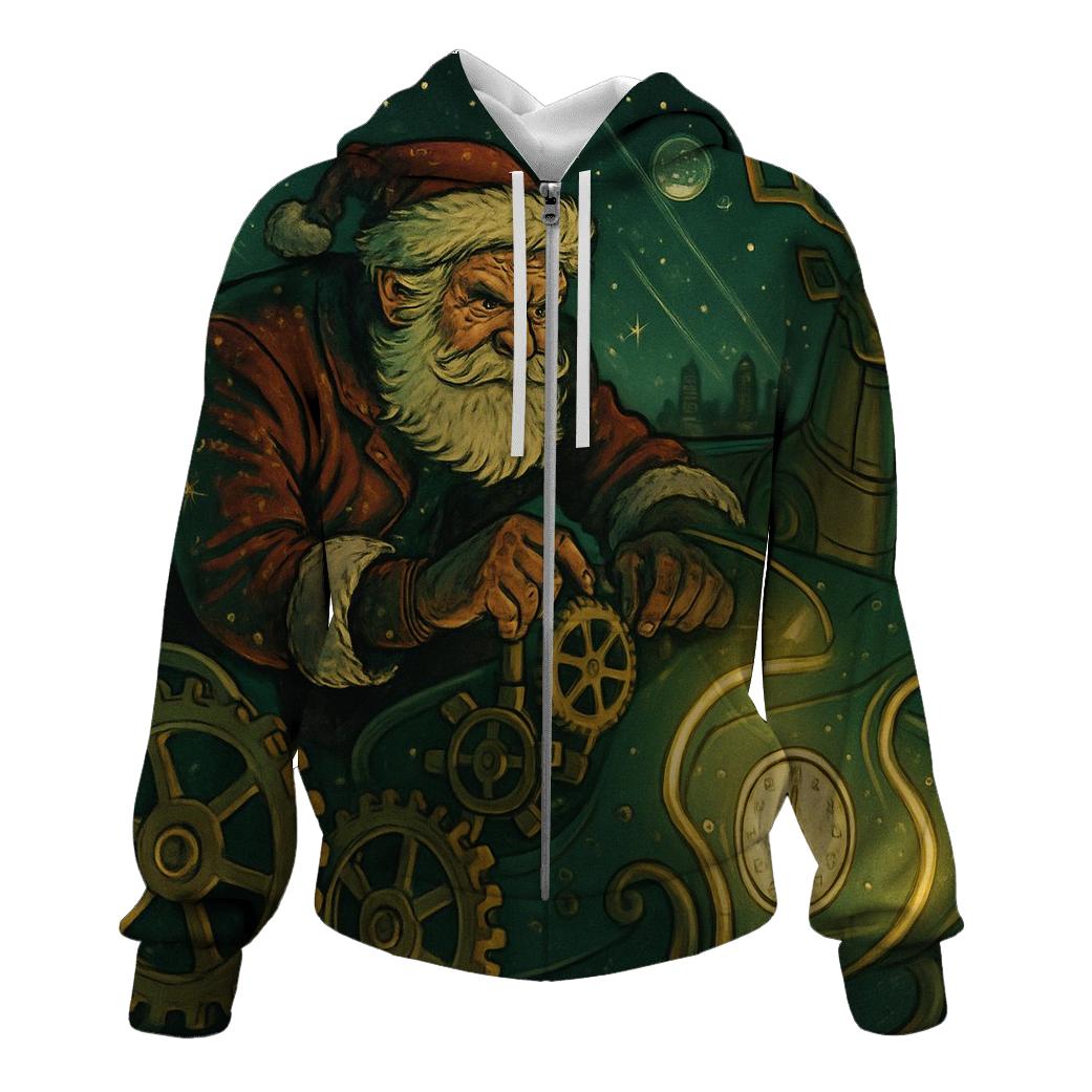 Clockwork Midnight Santa hoodie trends