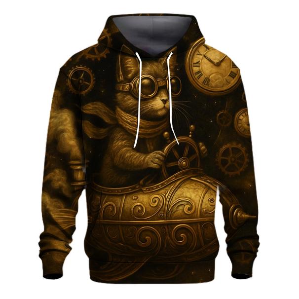 Clockwork Voyager Cat premium hoodies