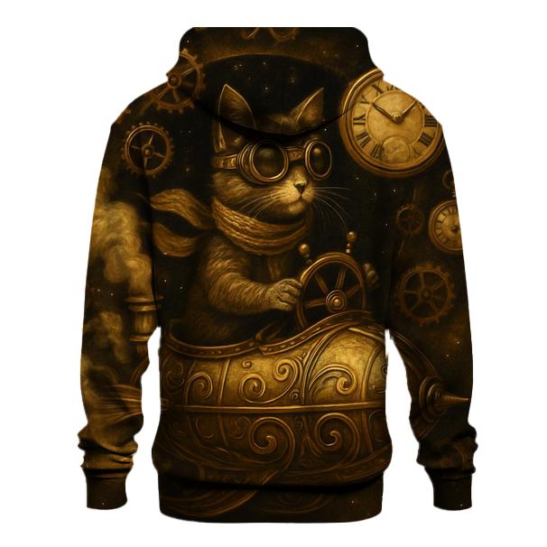 Clockwork Voyager Cat premium hoodies