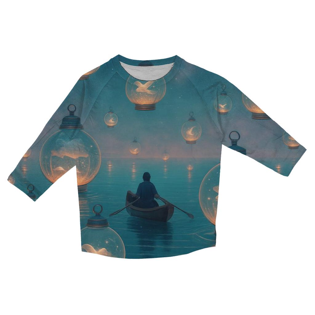 Glass Lantern Voyager trendy 3/4 sleeve tops