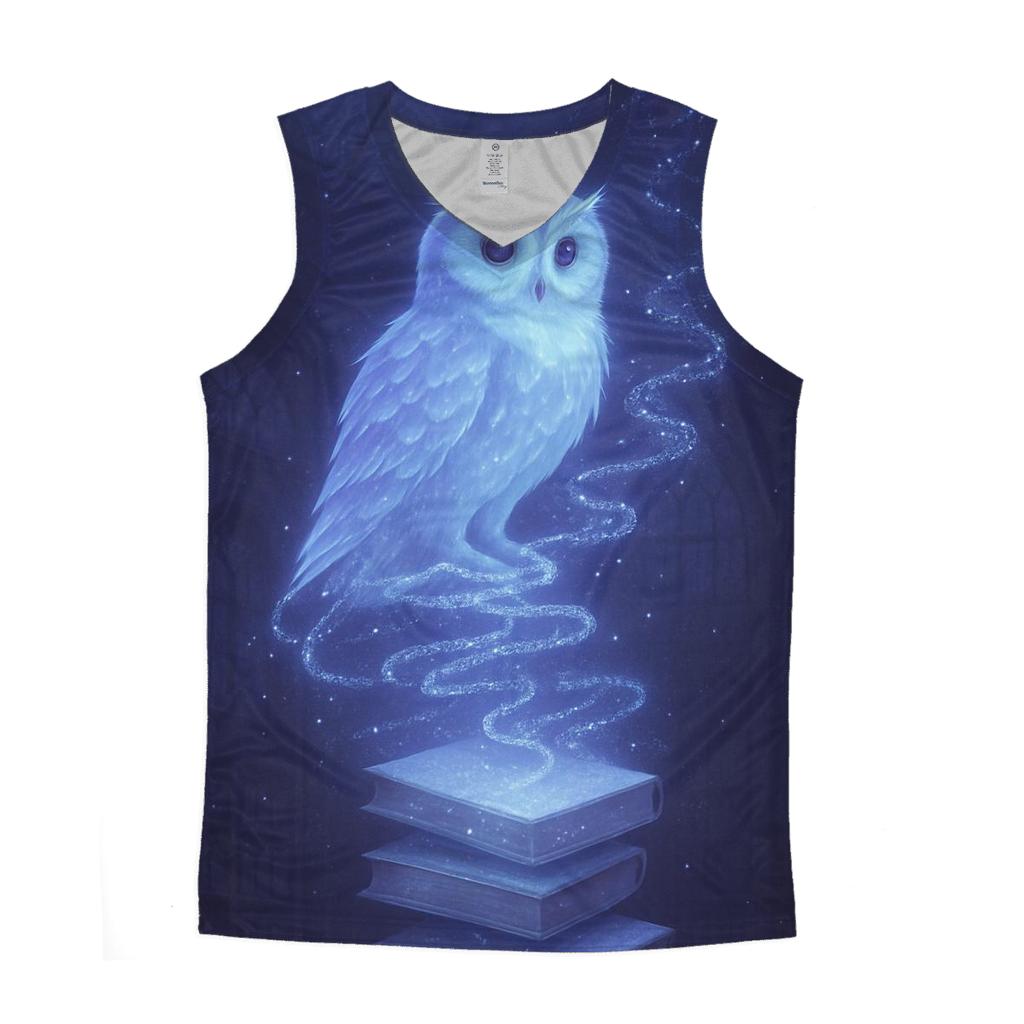 Echo Owl Librarian trendy fitted tank tops