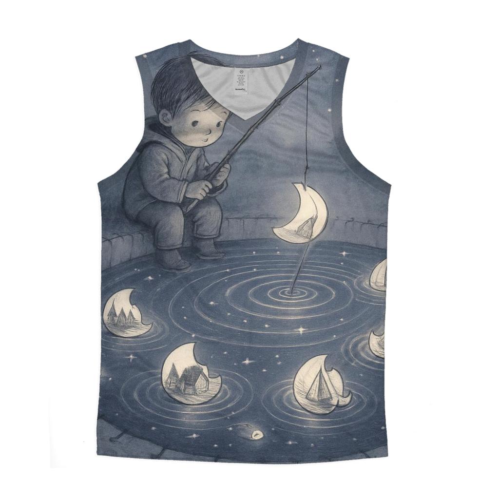 Paper Moon Fisher graphic print tank tops