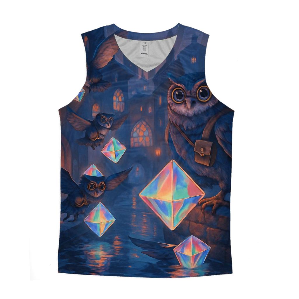 Chromatic Owl Post trendy fitted tank tops