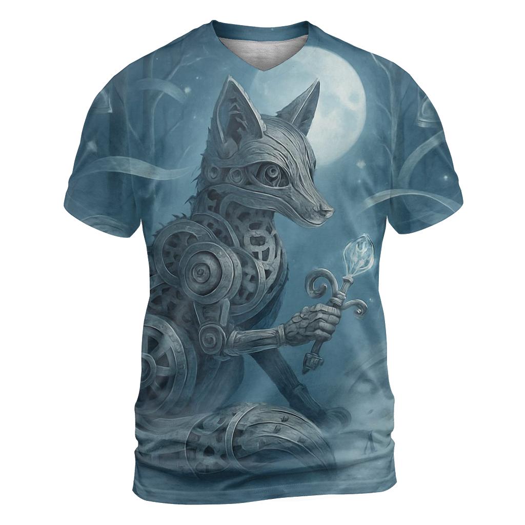 Broken Clock Fox custom all-over print shirts