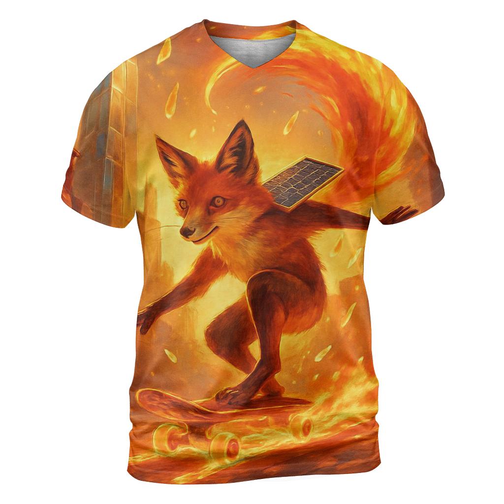 Solaris Skate Fox designer pattern shirts