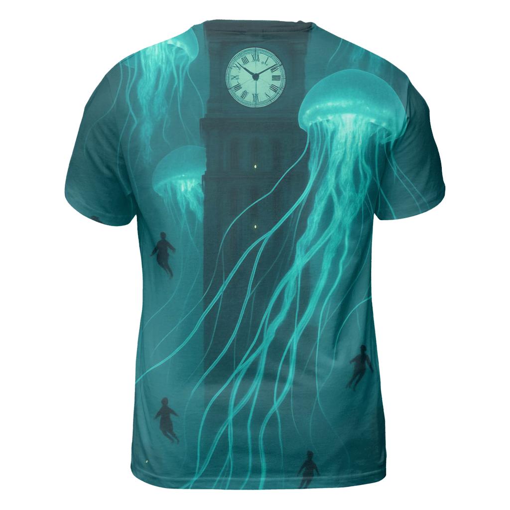 Clocktower Jellyfish trendy printed shirt styles