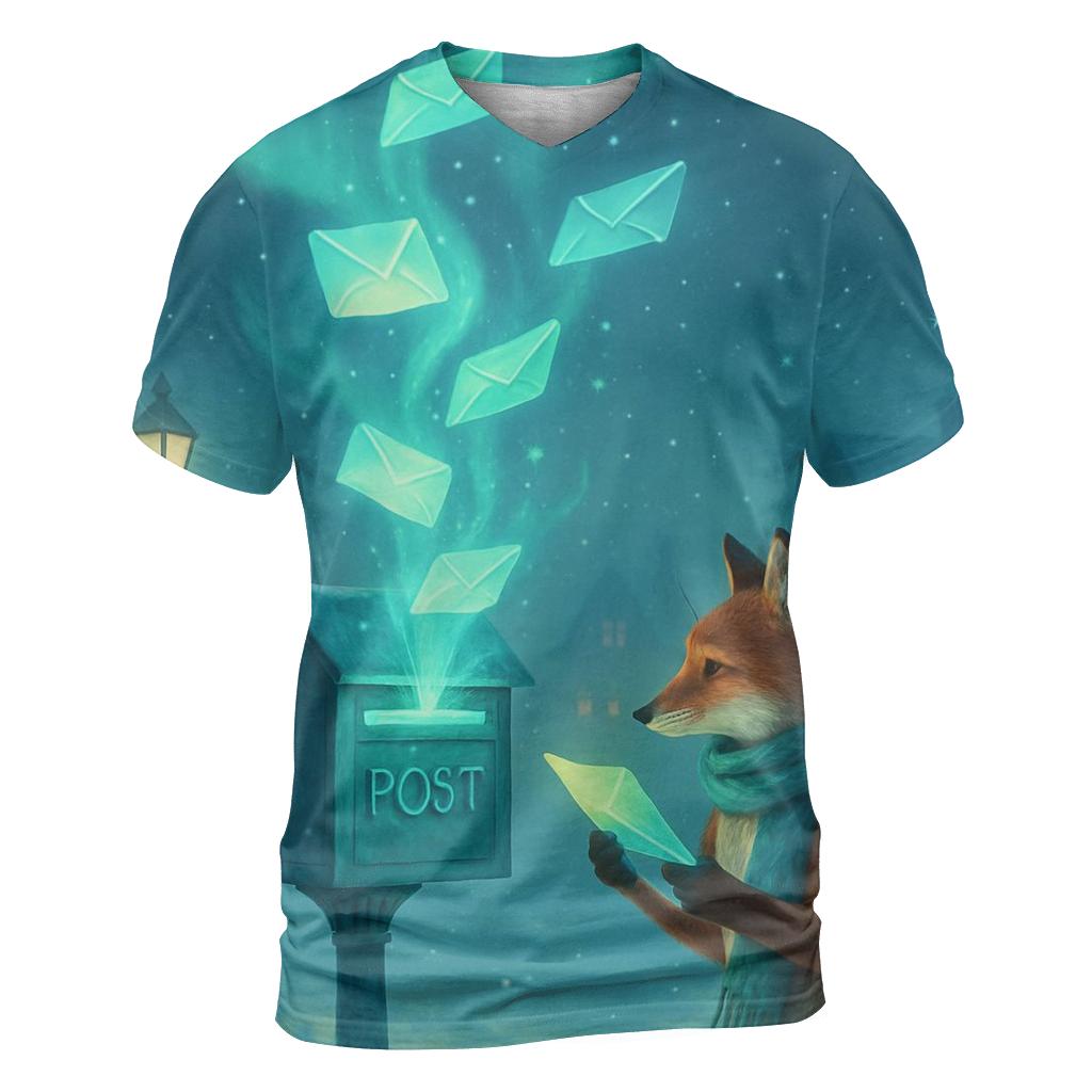 Aurora Postbox statement graphic shirts