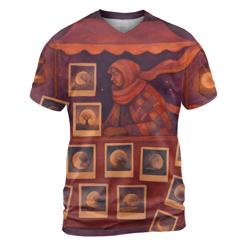 Polaroid Moon Bazaar trendy printed shirt styles