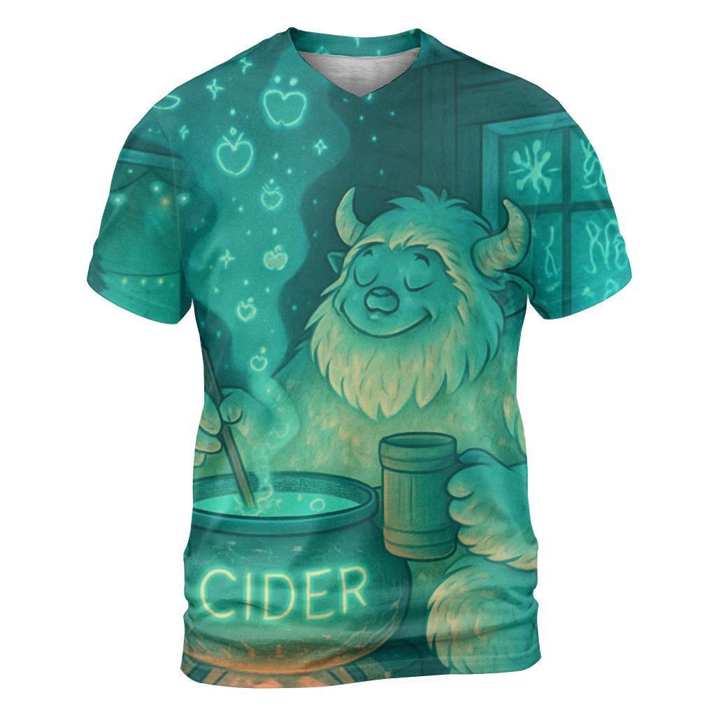 Neon Cider Yeti personalized full print shirts