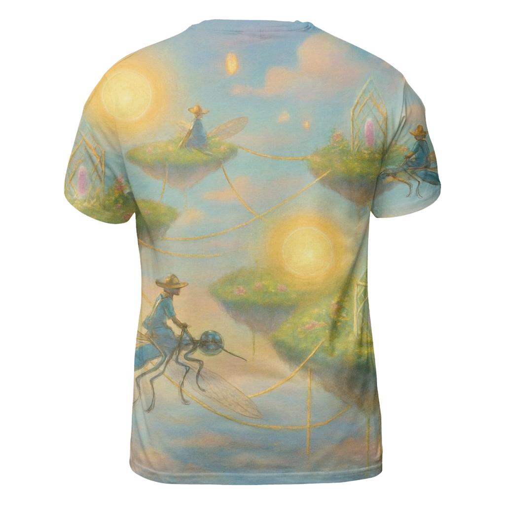 Stitched Sky Garden unique graphic print tees