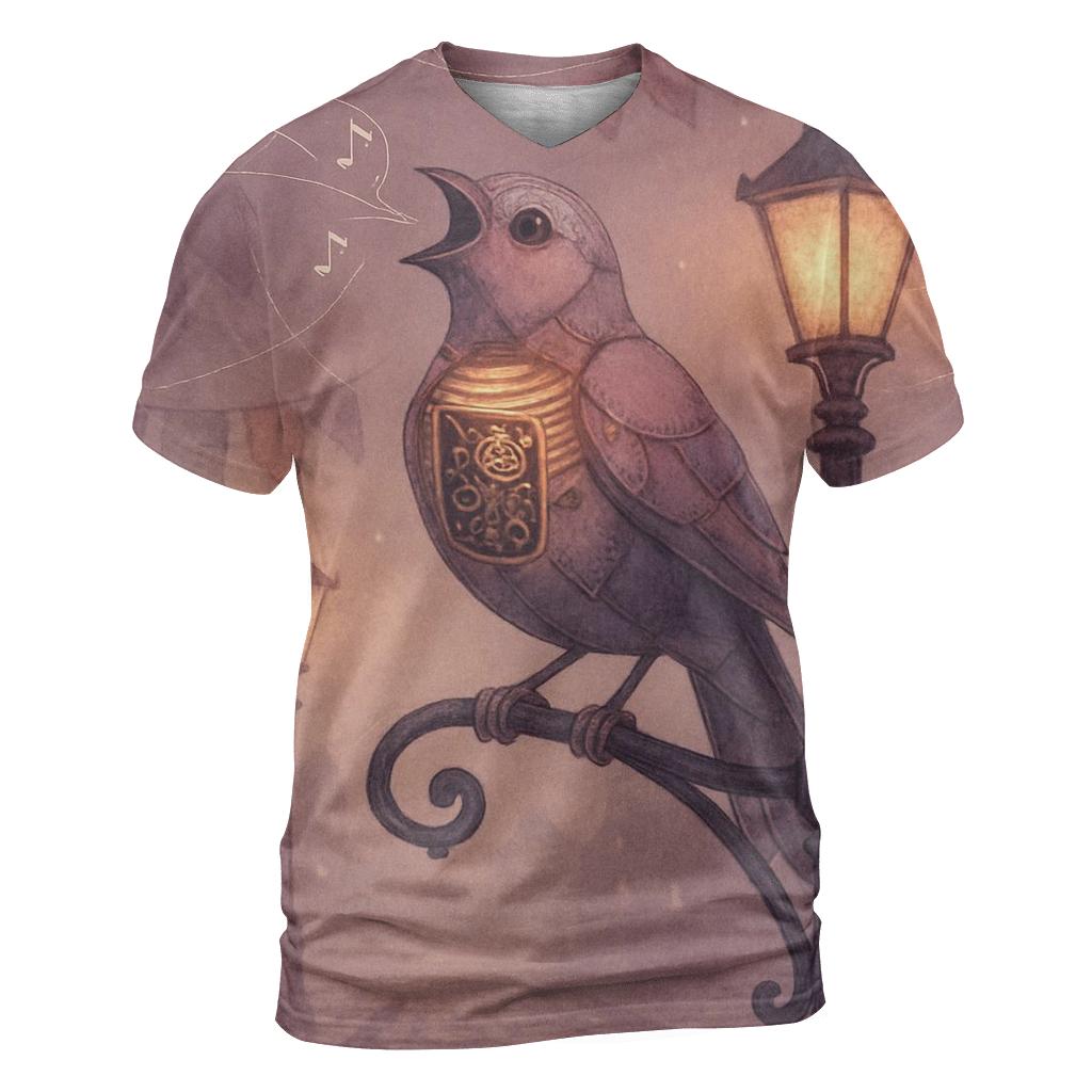 Patchwork Nightingale Engine designer pattern shirts