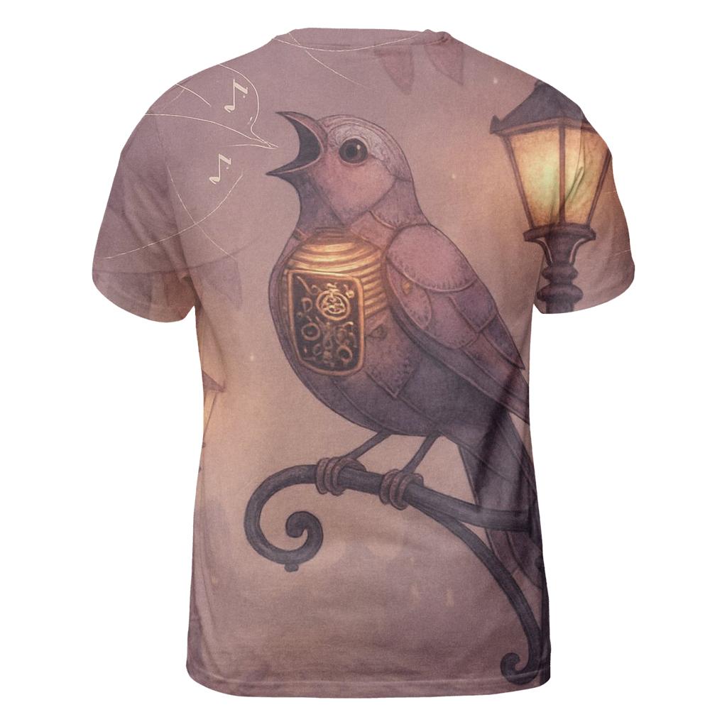 Patchwork Nightingale Engine designer pattern shirts