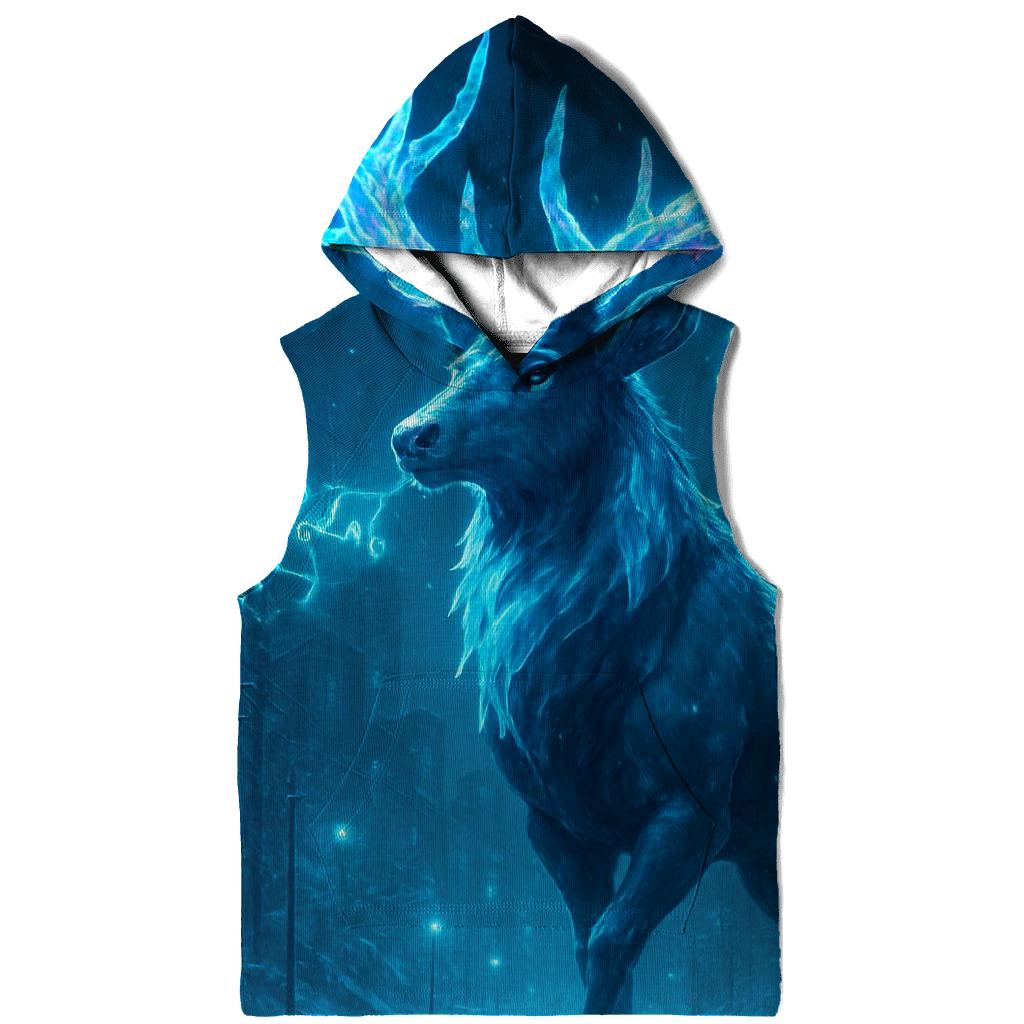 Frostbound Neon Stag hoodie styles