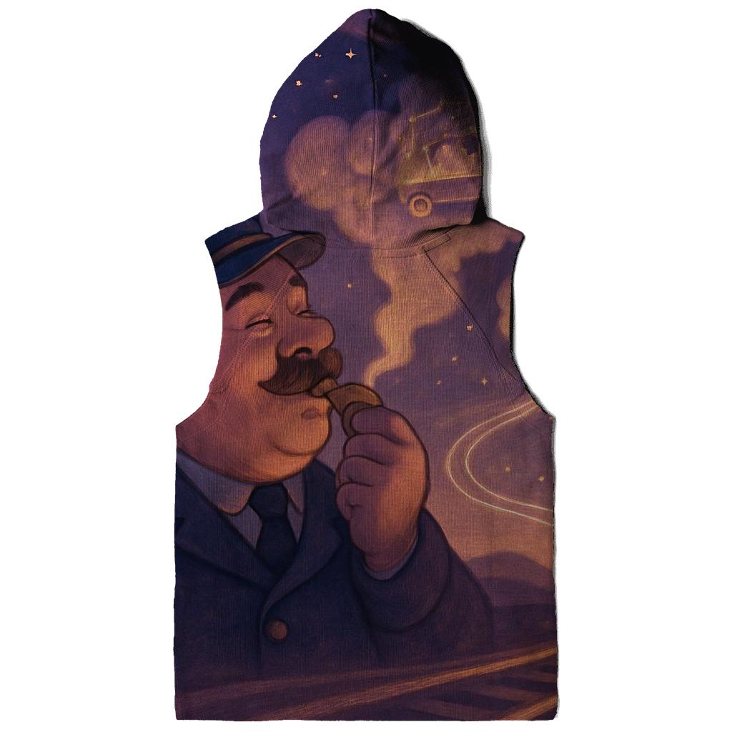 Starwhistle Train Conductor printed hoodies