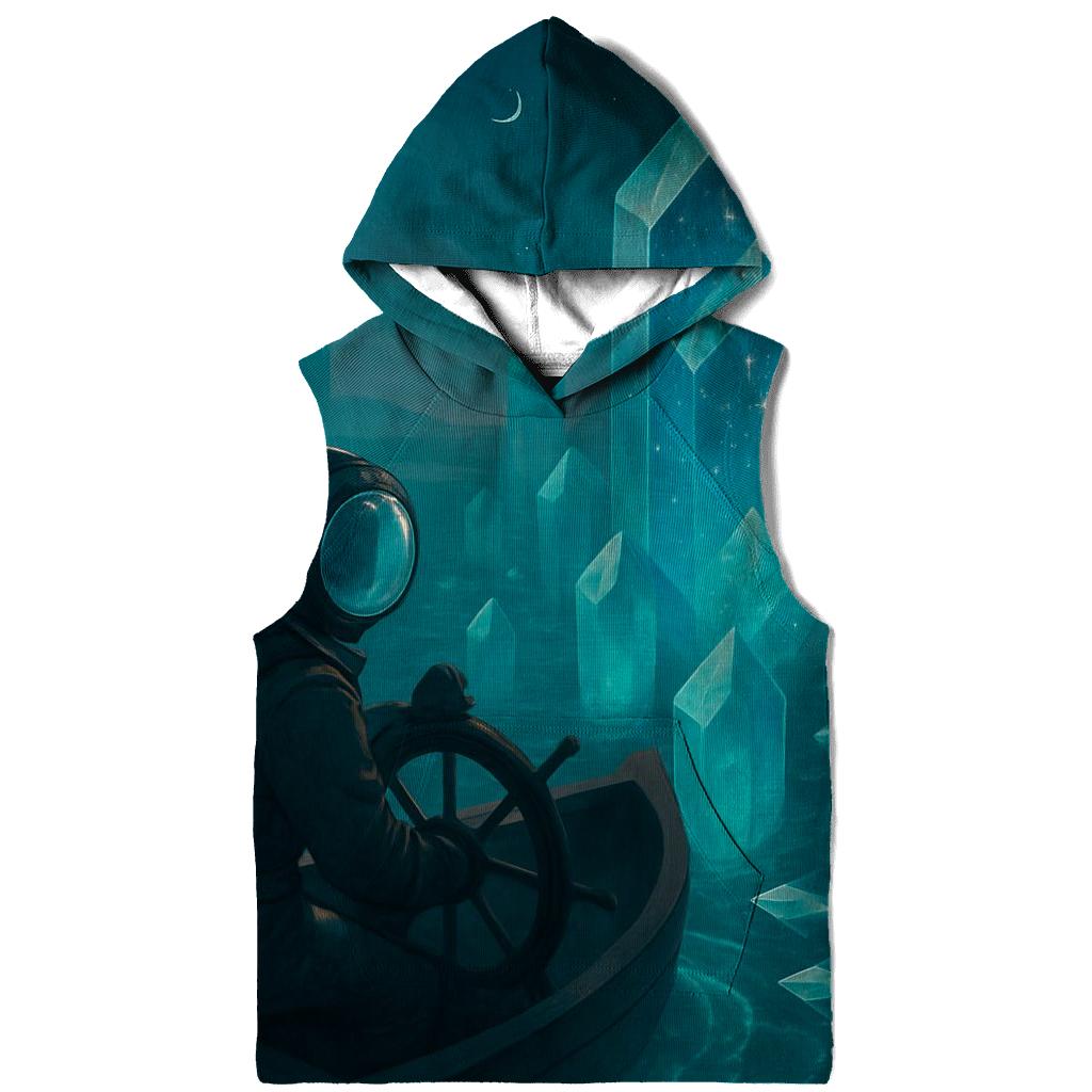 Crystal Reef Navigator printed hoodies