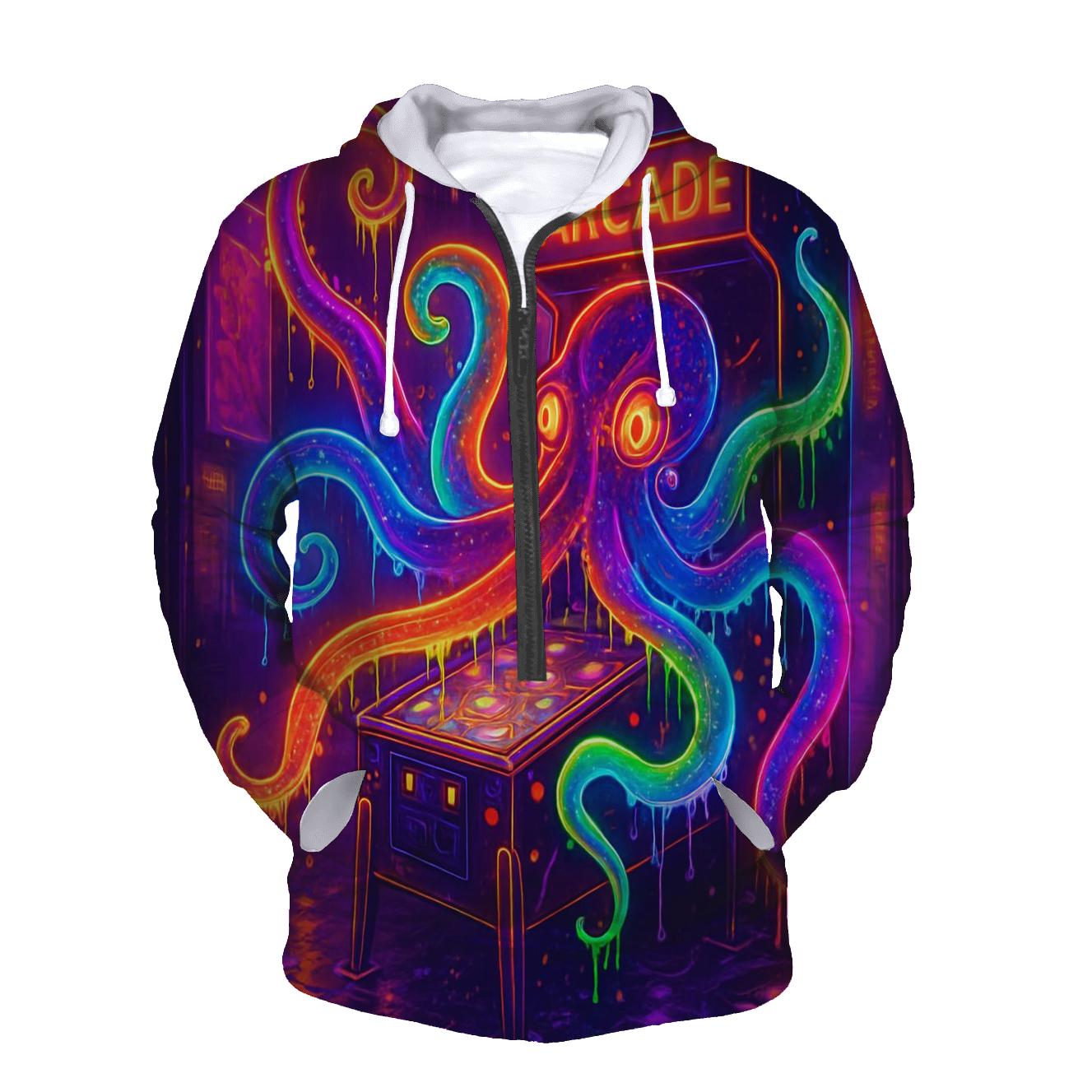 Midnight Arcade Kraken designer hoodies