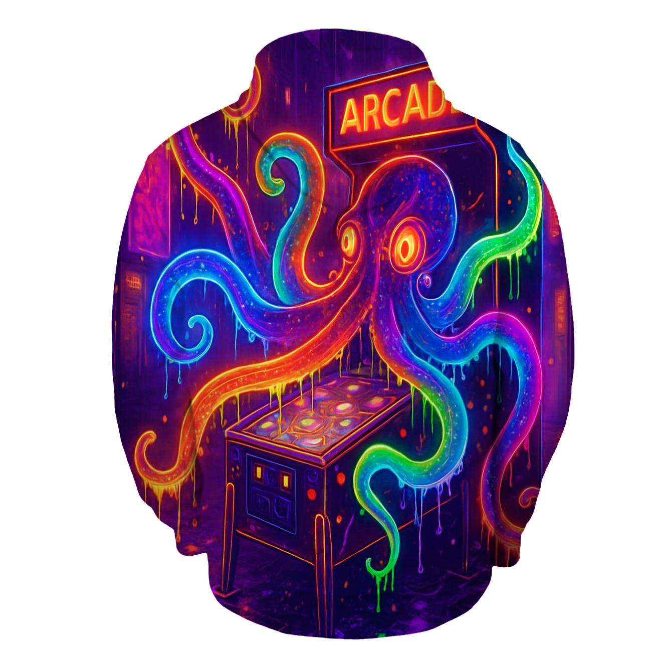 Midnight Arcade Kraken designer hoodies