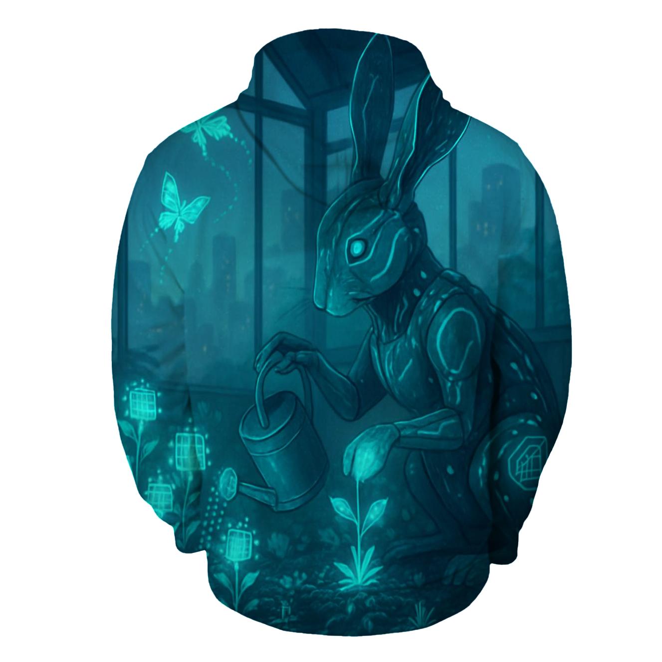 Circuit Garden Hare heavyweight hoodies