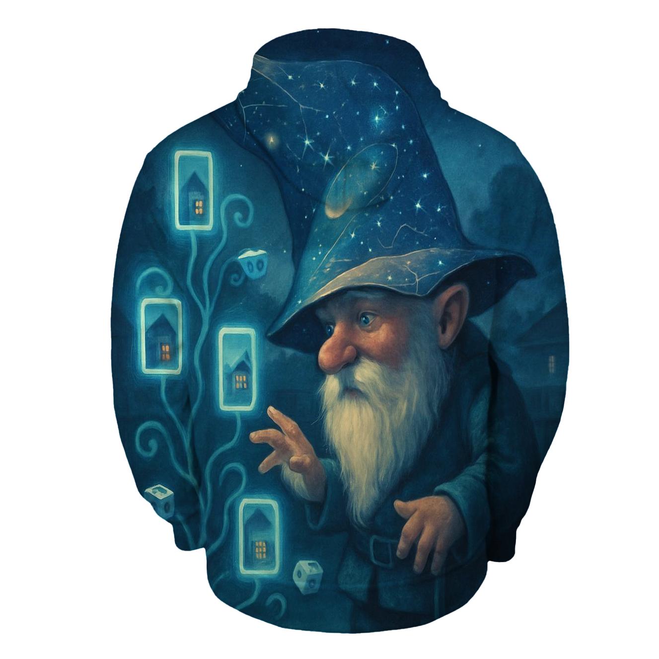 Quantum Garden Gnome lightweight hoodies