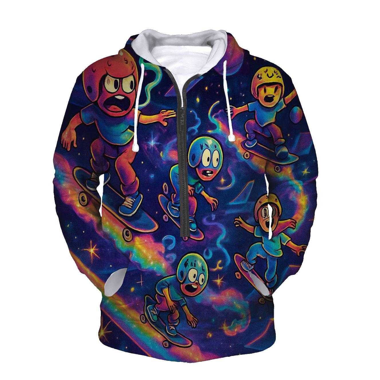 Nebula Skateboard Colony premium hoodies