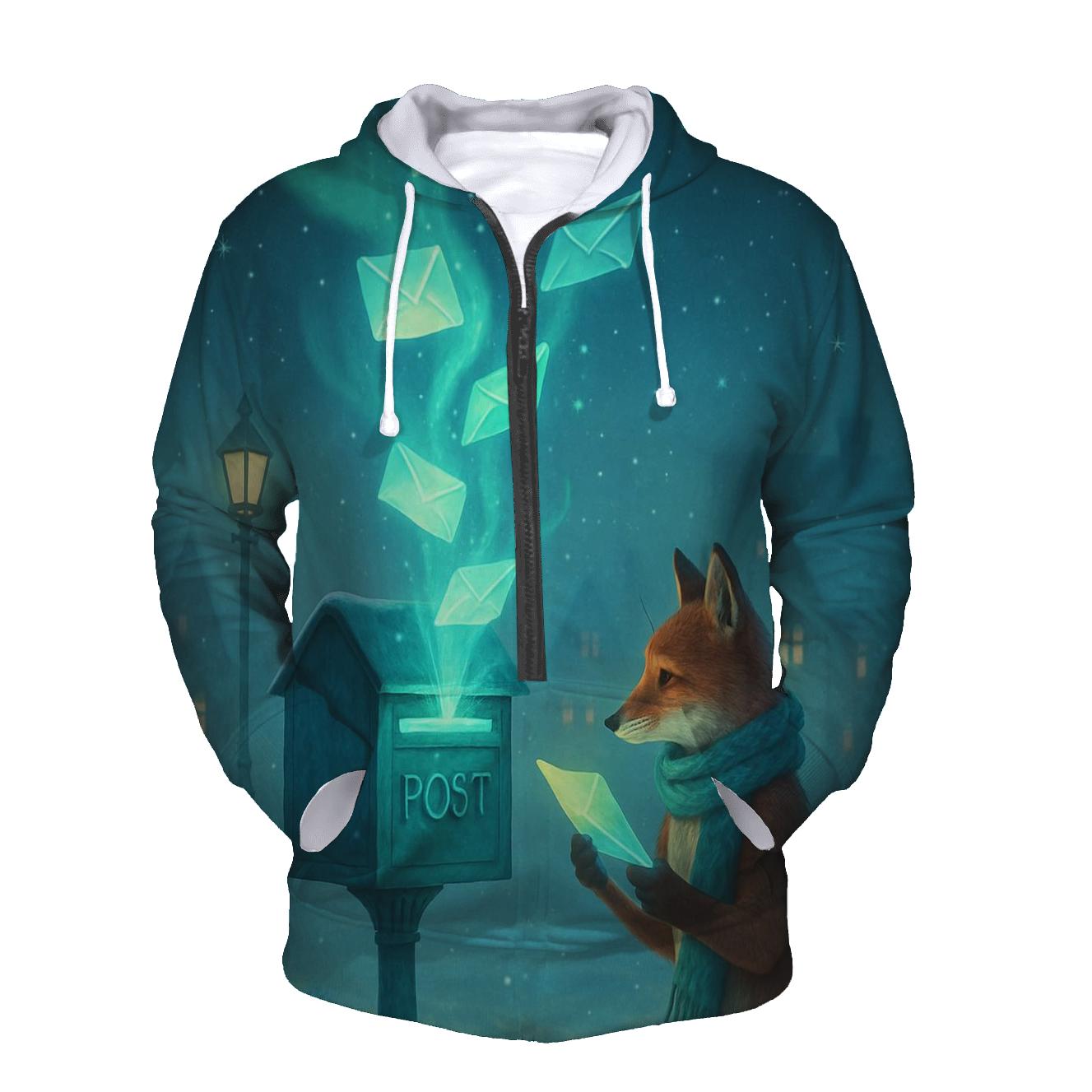 Aurora Postbox designer hoodies