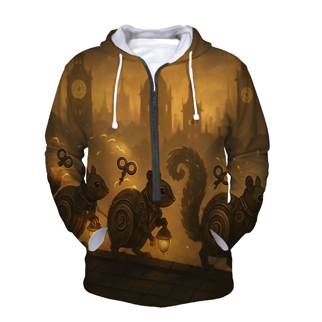 Clockwork Squirrel Caravan heavyweight hoodies
