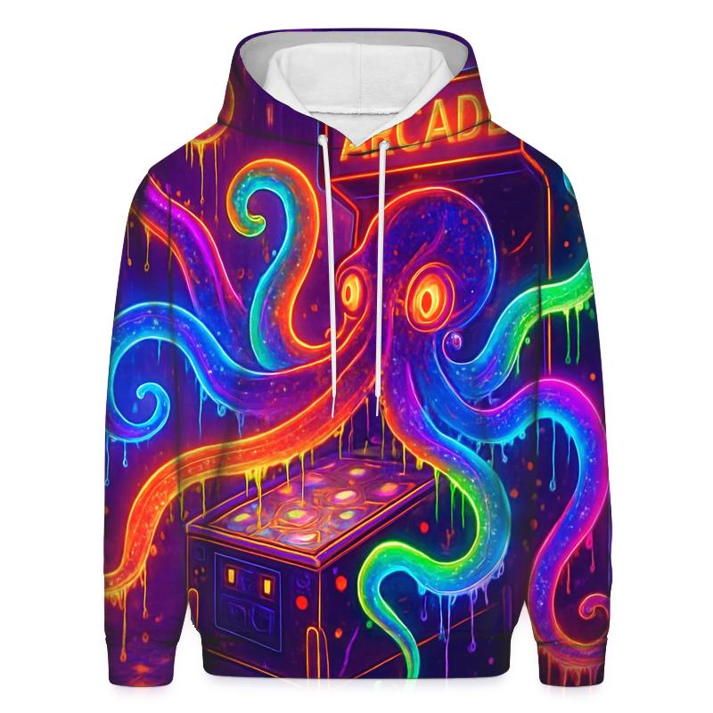Midnight Arcade Kraken premium hoodies