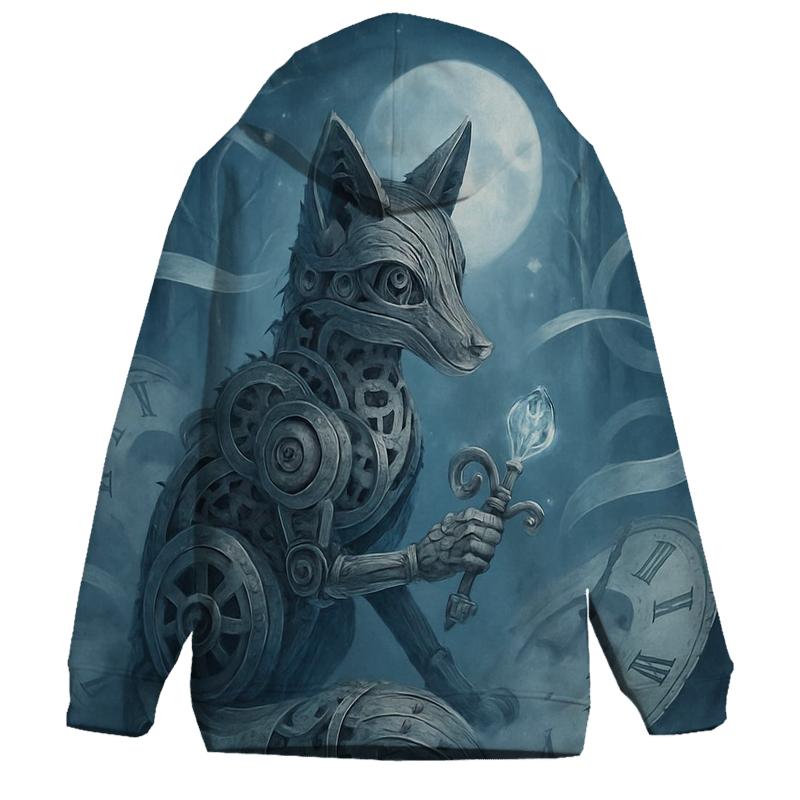 Broken Clock Fox heavyweight hoodies