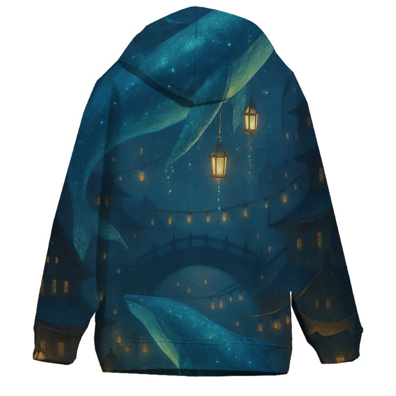 Lantern Whale Parade designer hoodies