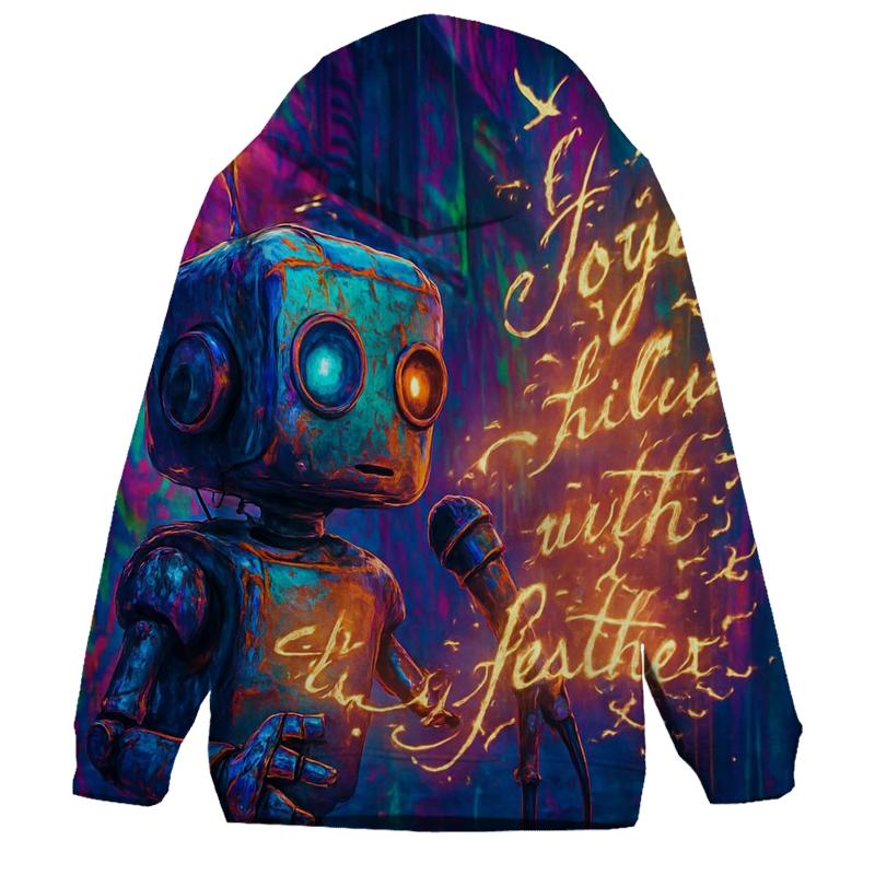 Glitch Bot Street Poet hoodie designs