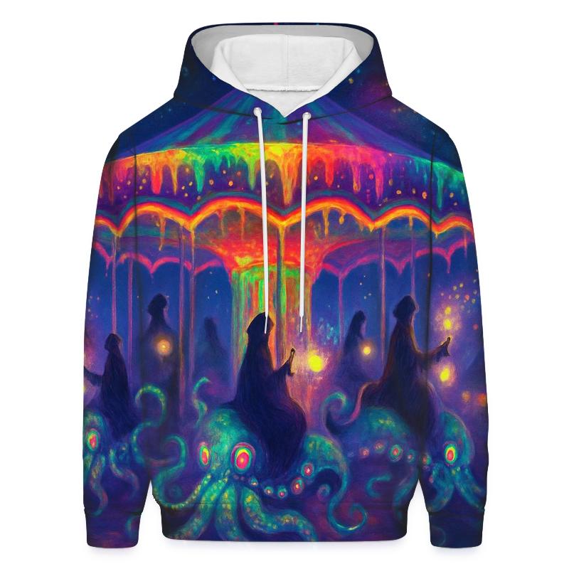 Midnight Carousel Kraken hoodie designs