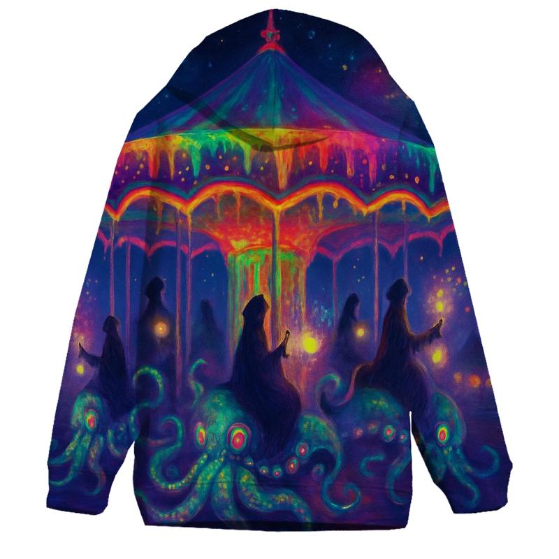 Midnight Carousel Kraken hoodie designs