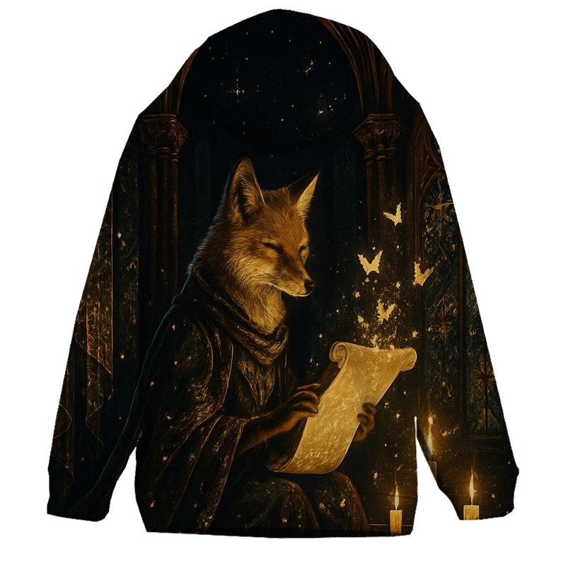 Oracle Cathedral Fox embroidered hoodies