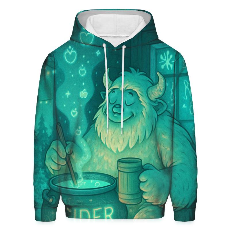 Neon Cider Yeti pullover hoodies