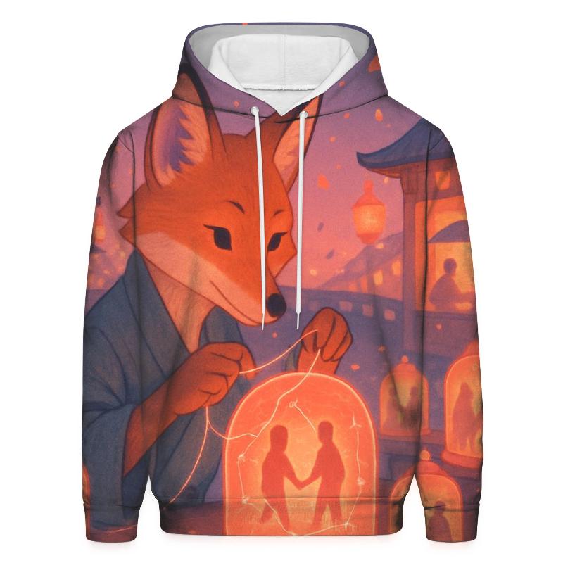 Hologram Matchmaker Fox graphic hoodies